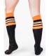 Los calcetines de Fútbol, Altas, código de Barras, Negro,Naranja 134001