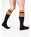 Los calcetines de Fútbol, Altas, código de Barras, Negro,Naranja 134001