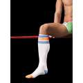 Socks Barcode Neon White Blue Orange