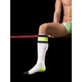 Socks Barcode Neon White Black Green