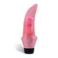 Vibrator Tongue Pink Jelly 18 cm