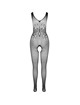 passion - bs098 black bodystocking one size