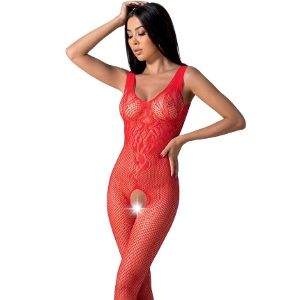 passion - bs098 bodystocking negro talla unica