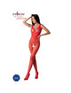 passion - bs098 bodystocking negro talla unica