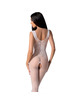 passion - bs098 bodystocking negro talla unica