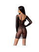passion - bs101 bodystocking negro talla unica