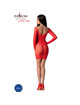 passion - bs101 bodystocking negro talla unica