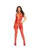 Catsuit Leg Avenue Neck Halter Vermelho 