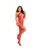 Catsuit Leg Avenue Neck Halter Vermelho 