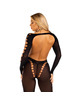 leg avenue - reckless ankle bodystocking black