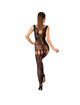 Livco corsetti fashion - ambroise lc 17352 bodystocking crotchless black one size