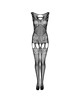 Livco corsetti fashion - ambroise lc 17352 bodystocking crotchless black one size