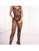 Livco corsetti fashion - rehanna lc17370 bodystocking crotchless black one size