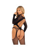 leg avenue - fishnet bodystocking black