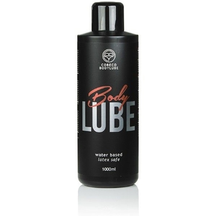 cobeco - bodylube body lube lubricante base agua latex safe 1000 ml