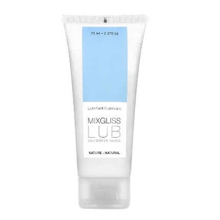 mixgliss - lubricante base de agua natural 70 ml