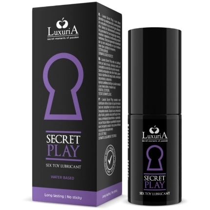 intimateline luxuria - secret play sex toys lubricant 30 ml