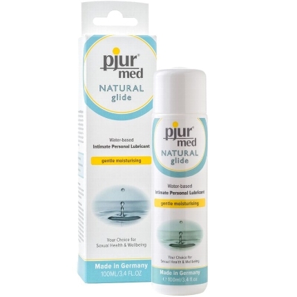 pjur - med natural lubricante base agua 100 ml