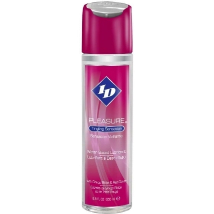 id pleasure - lubricante base agua tinging sensation 250 ml