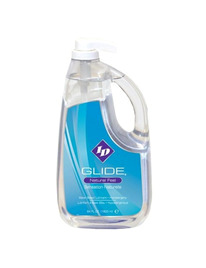 id glide - lubricante base agua + hipoalergenico natural feel 1900 ml