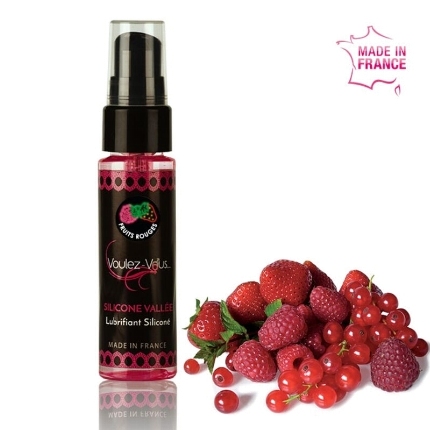 voulez-vous - lubricante silicona - frutos rojos 35 ml