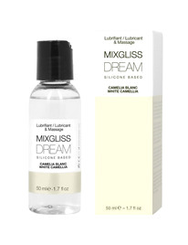 mixgliss - dream white camelia silicone lubricant 50 ml