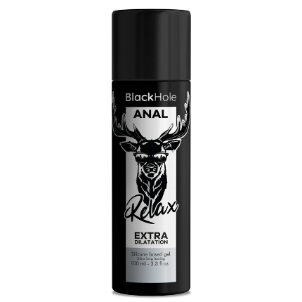 black hole - gel base de silicone dilataÇÃo anal 100 ml