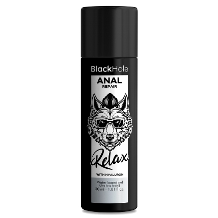 Lubrificante Água Black Hole com Ralaxante Anal com Hyaluron 30 ml