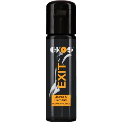 eros - exit lubricante anal silicona con jojoba pantenol 100 ml