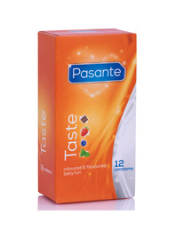 pasante - condoms flavors 12 units