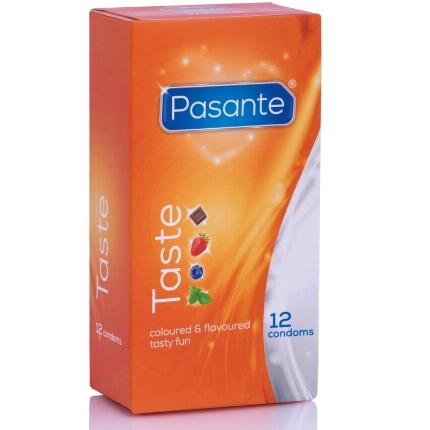 pasante - condoms flavors 12 units