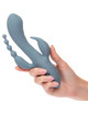 california exotics - vibrador triple Éxtasis gris