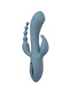 Vibrador Rabbit Calexotics Triple Ecstasy Cinzento