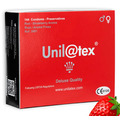 unilatex - red / strawberry preservatives 144 units