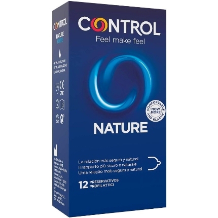 control - adapta nature condoms 12 units