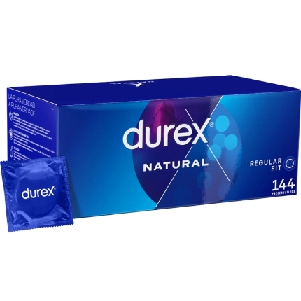 144 x Preservativos Durex Natural Clássico