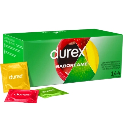 144 x Preservativos Durex Frutas do Prazer