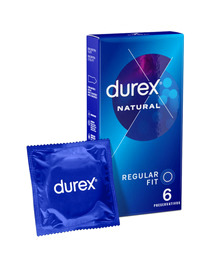 6 x Preservativos Durex Natural Clássico