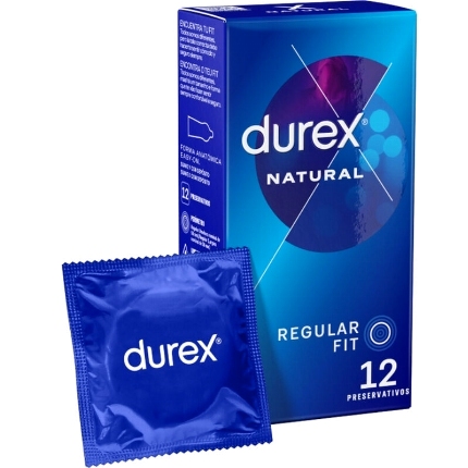 12 x Preservativos Durex Natural Plus