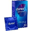 12 x Preservativos Durex Natural Plus