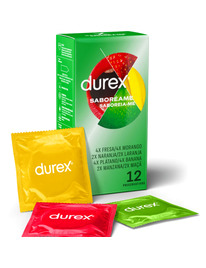 12 x Preservativos Durex Frutas do Prazer