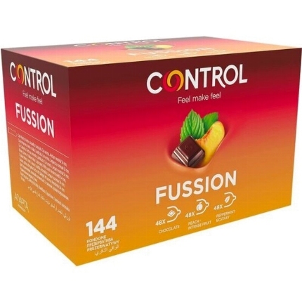 144 x Preservativos Control Fussion