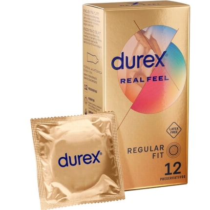 12 x Preservativos Durex Real Feel