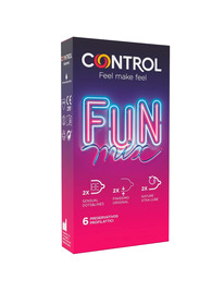 6 x Preservativos Control Feel Fun Mix