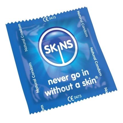 skins - condom natural bag 500