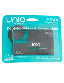3 x Preservativos Uniq Sem Látex Pre-Erection