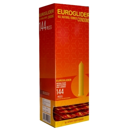 euroglider - condones 144 unidades