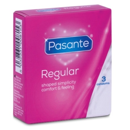 pasante - condom regular range 3 units