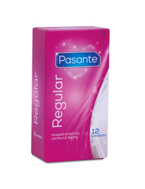 pasante - condom gama regular 12 unidades