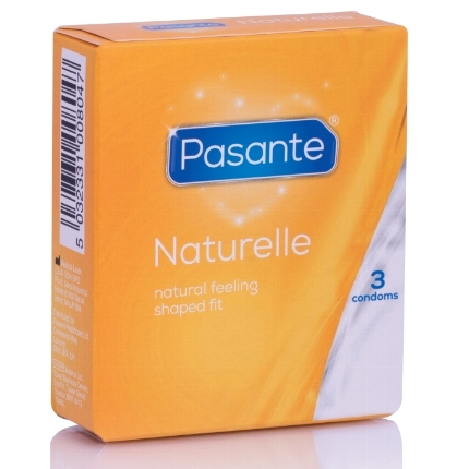 pasante - naturelle condom 3 pack